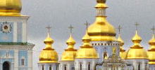 Goldene Kuppeln in Kiew (Michaelskloster). Foto: Sondra Wentzel